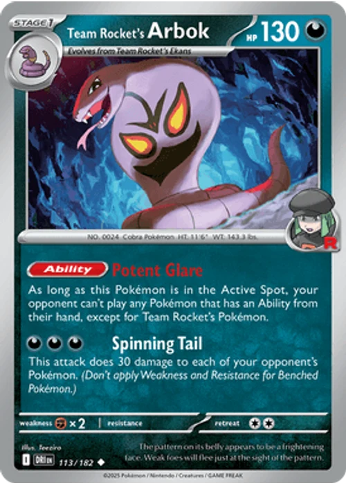 Team Rocket's Arbok
