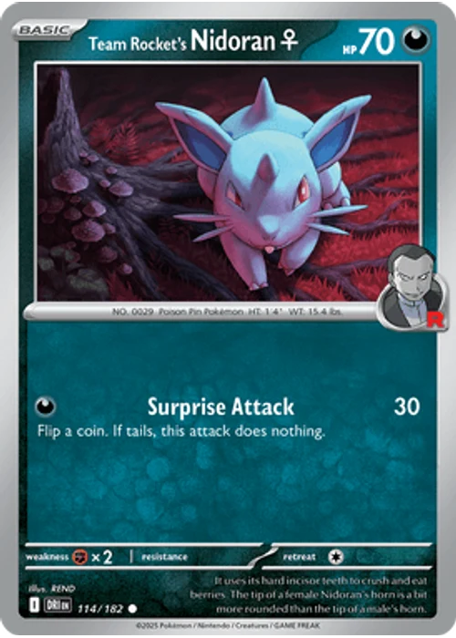 Team Rocket's Nidoran♀