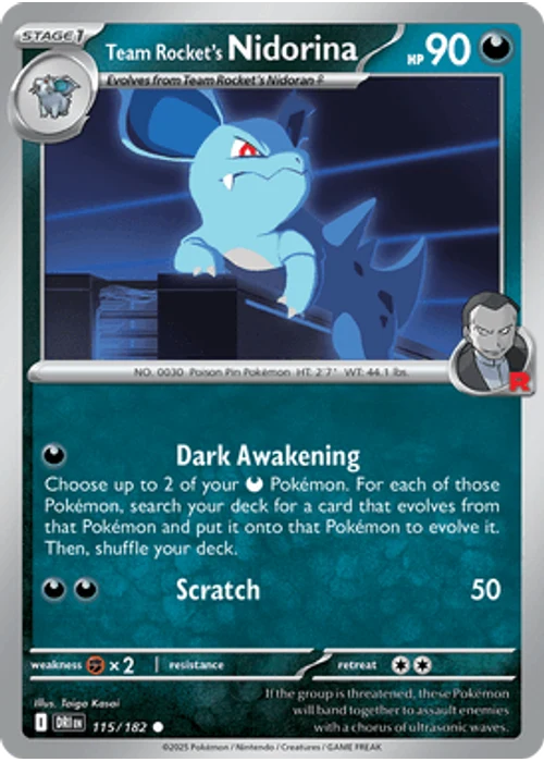Team Rocket's Nidorina