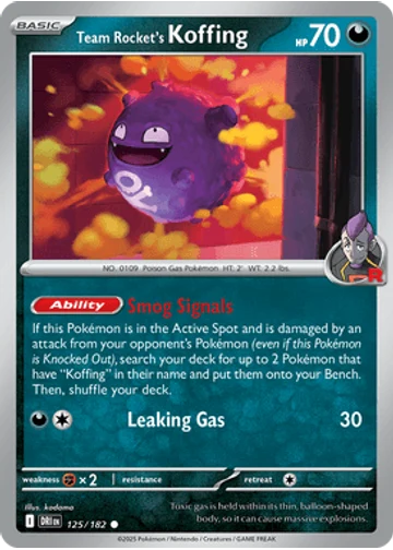 Team Rocket's Koffing
