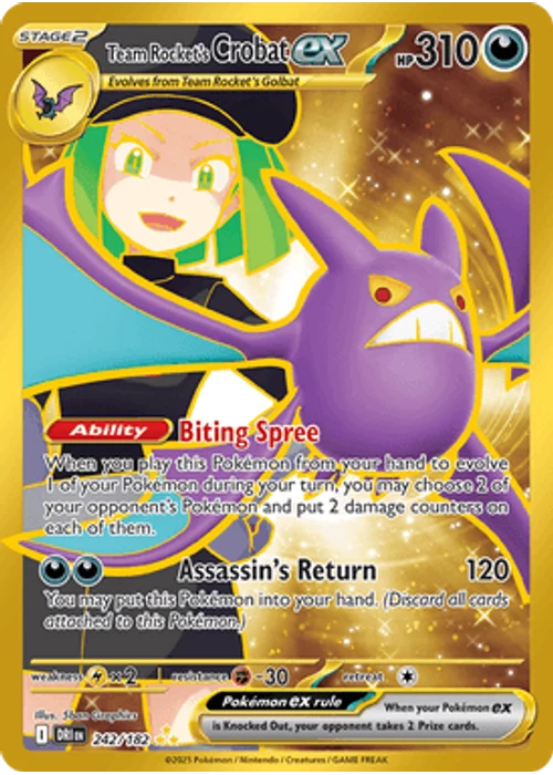 Team Rocket's Crobat ex