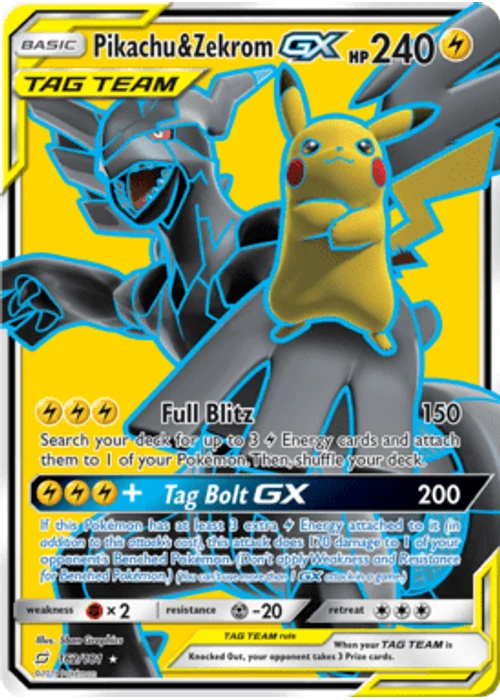 Pikachu & Zekrom-GX