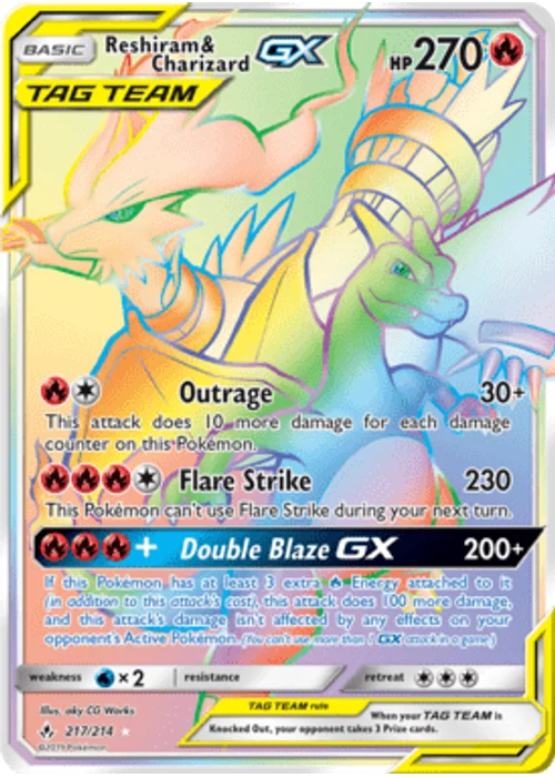 Reshiram & Charizard-GX