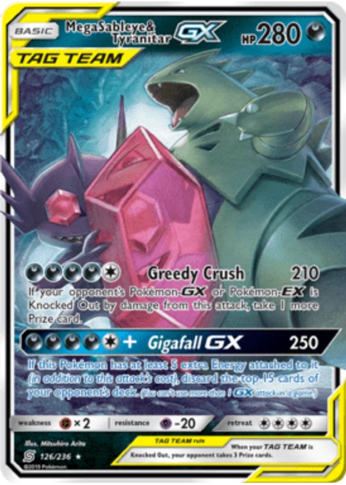 Mega Sableye & Tyranitar-GX