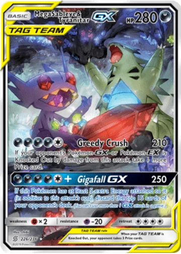 Mega Sableye & Tyranitar-GX