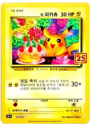 생일 피카츄